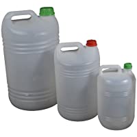 PAMPOLS Garrafas de 5 litros con asa y tapón 20u
